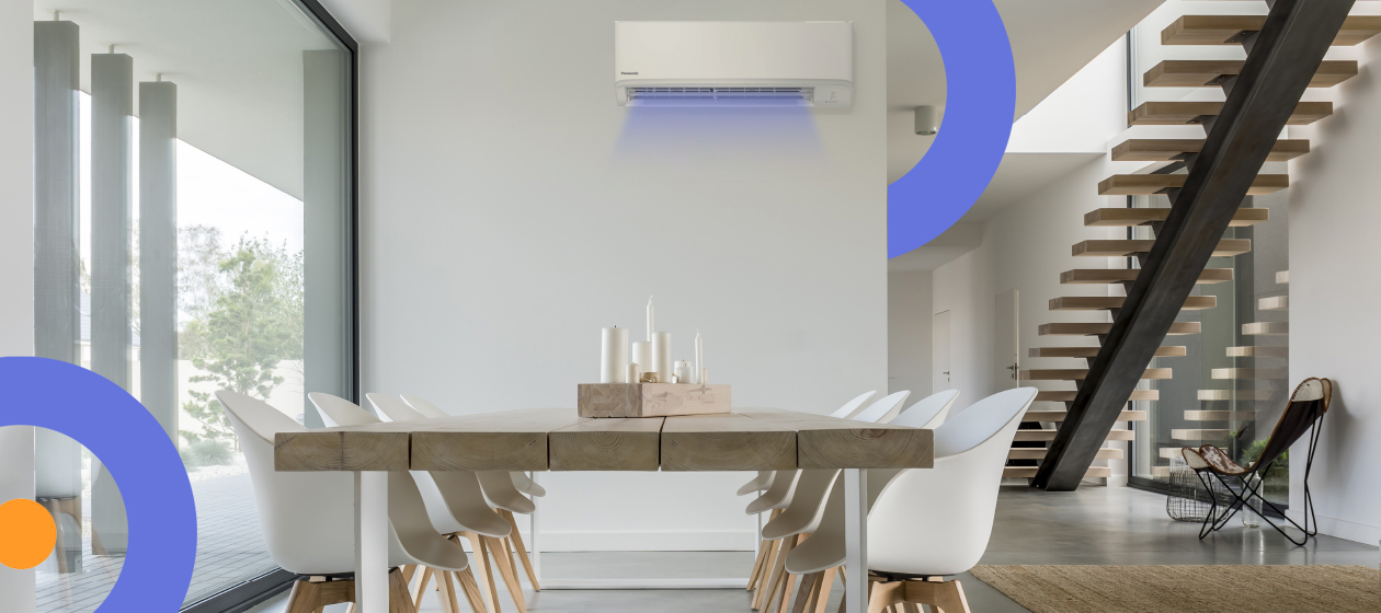 Home with Breezi air conditioning installed